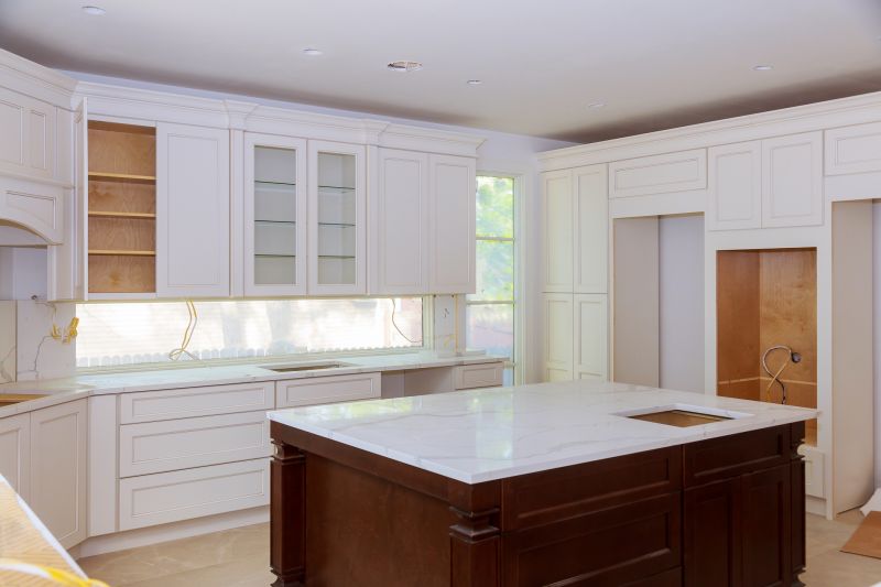 Built In Cabinetry Staining in Bloomington, IN